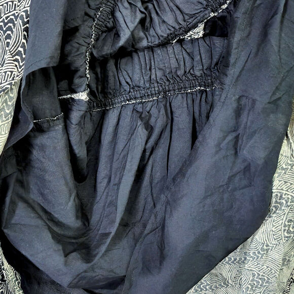 By Anthropologie Long Sleeve Dress Collared Mini Size M Modern Boho - Picture 7 of 11